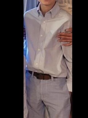Classic Light Blue Boy’s  Button-Down Shirt